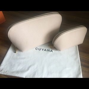 Cuyana Leather Travel Set- BLUSH